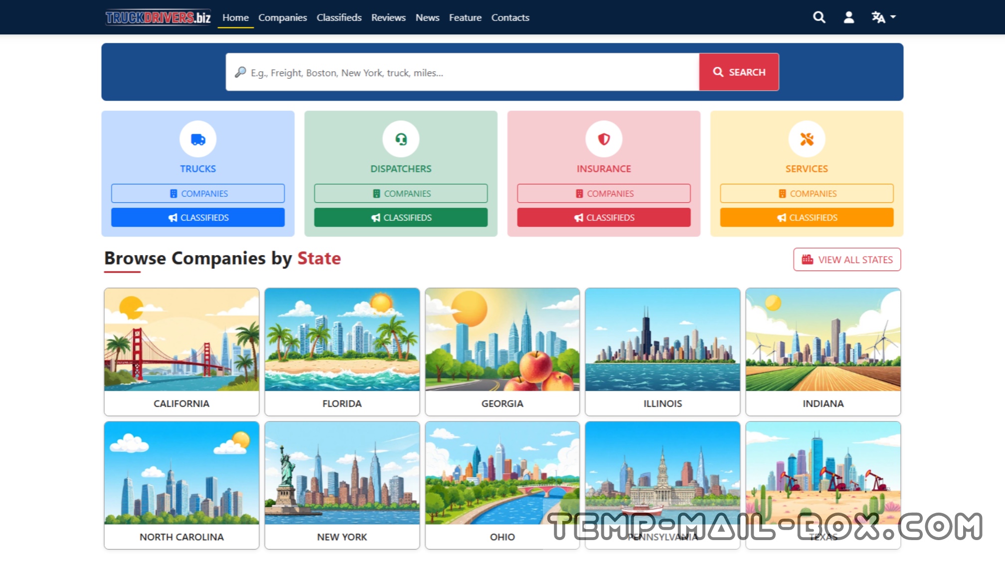 TruckDrivers.biz – каталог, объявления, отзывы и премиум