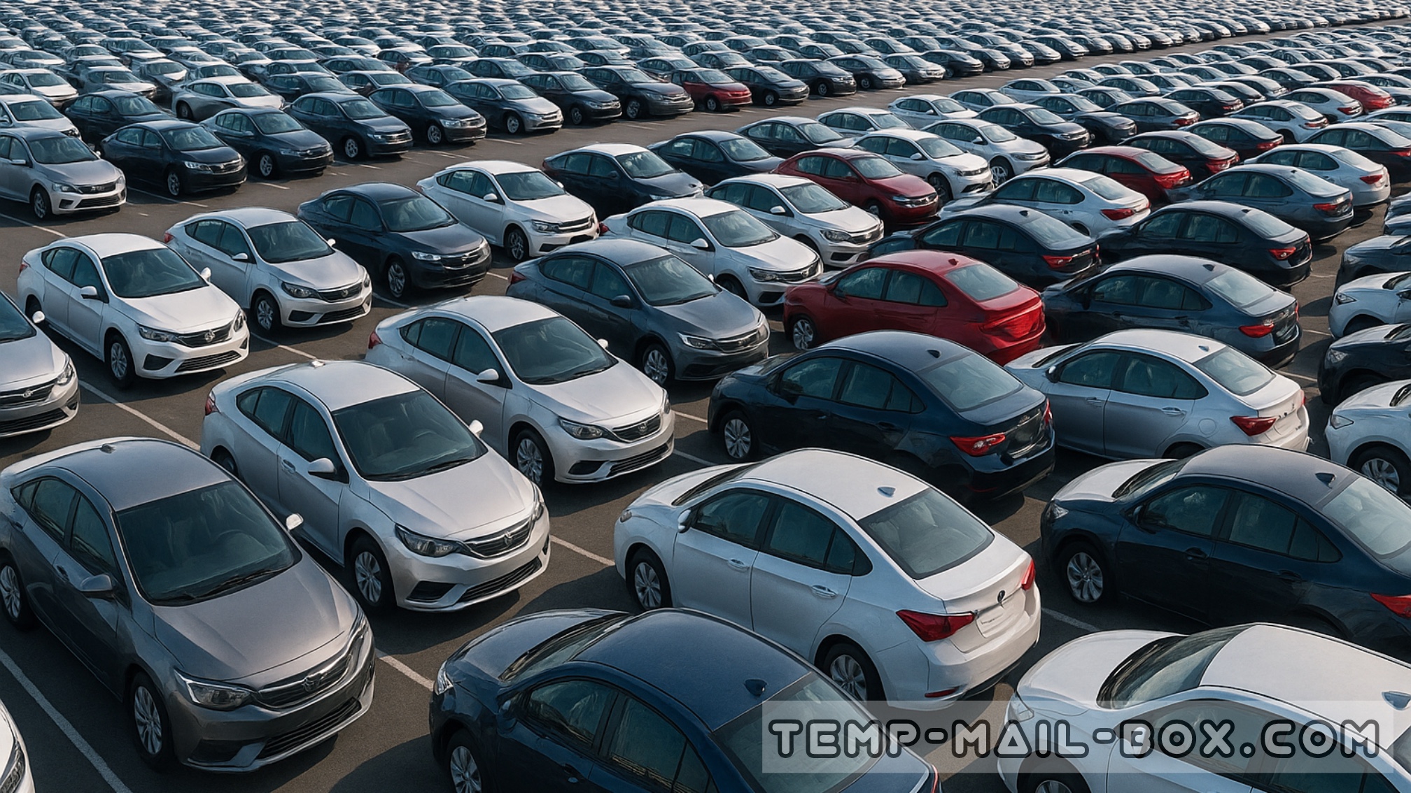 Fields of Unsold Cars