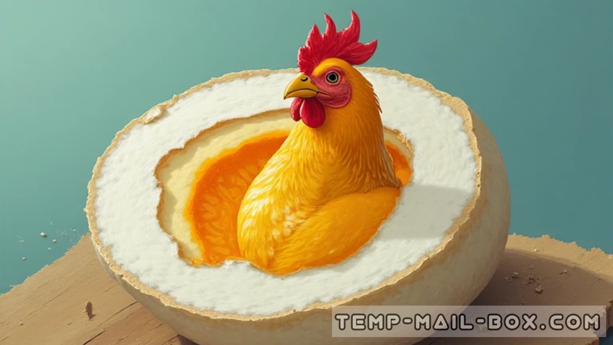 Вічне питання: яка з'явилася першою, курка чи яйце?