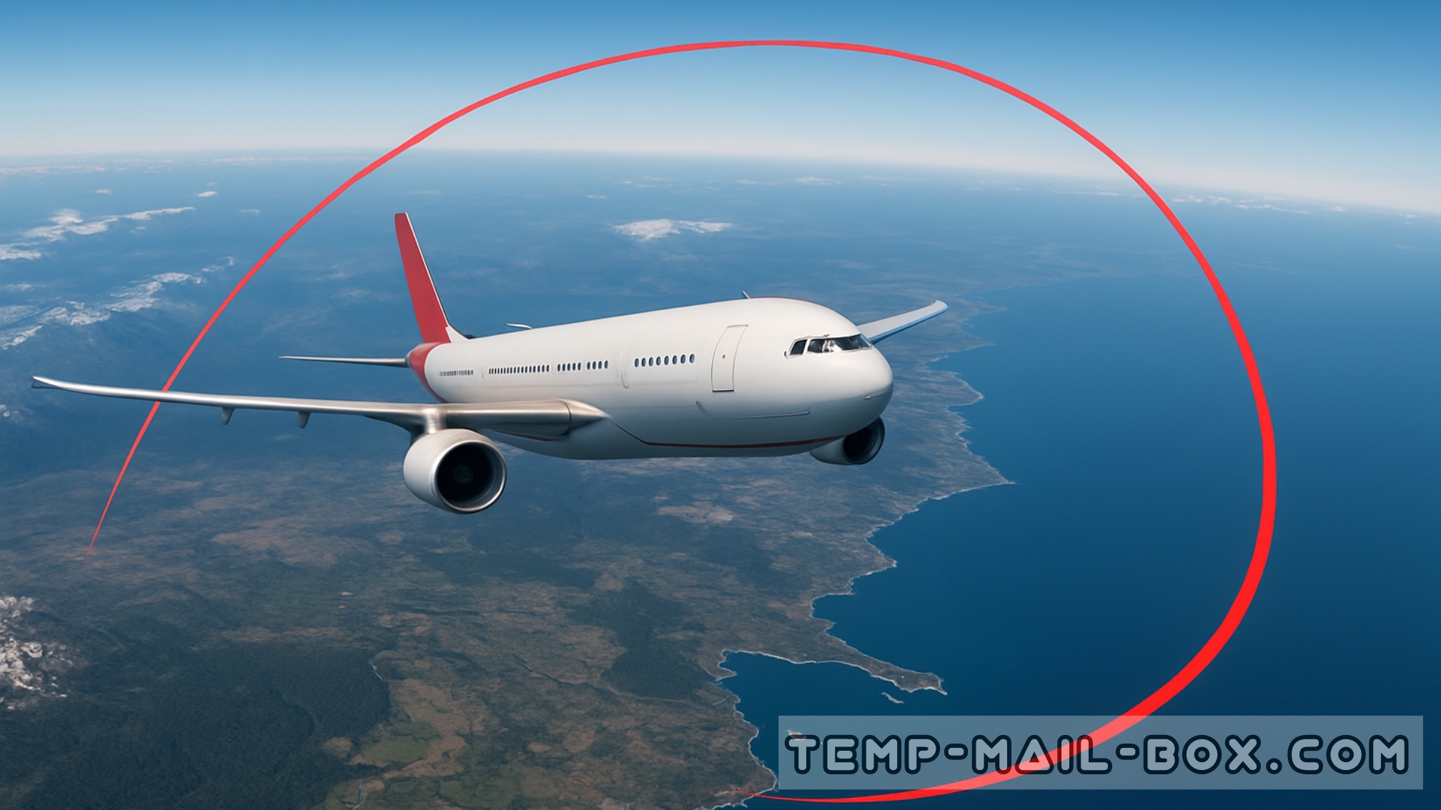 Why Planes Fly Indirect Routes Instead of Straight Lines